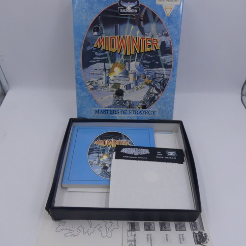 Midwinter Masters Of Strategy IBM PC game used, vintage big box