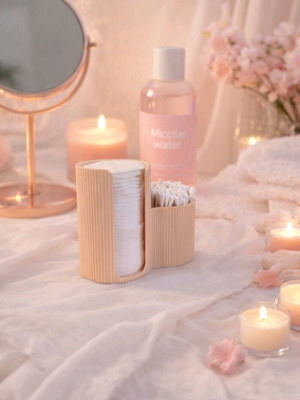 Makeup Remover Pad and Cotton Swab Holder new