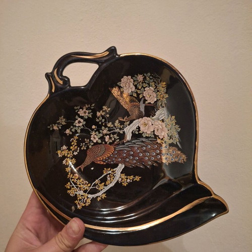 Decorative gilded platter like new, Japan