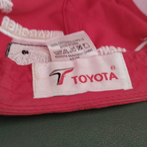 Panasonic Toyota Racing hat like new, red, one size