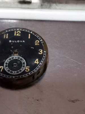 Μηχανισμός Bulova 10AK μεταχειρισμένος, vintage με καντράν