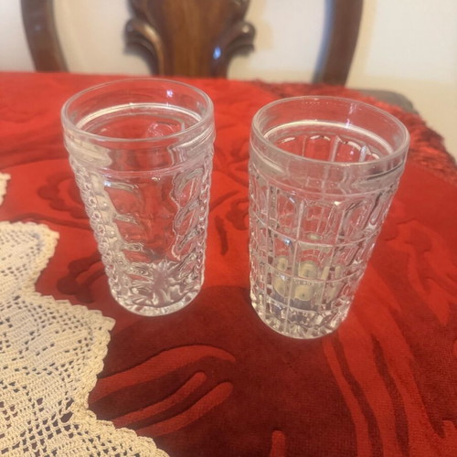 Water glasses two very old, like new