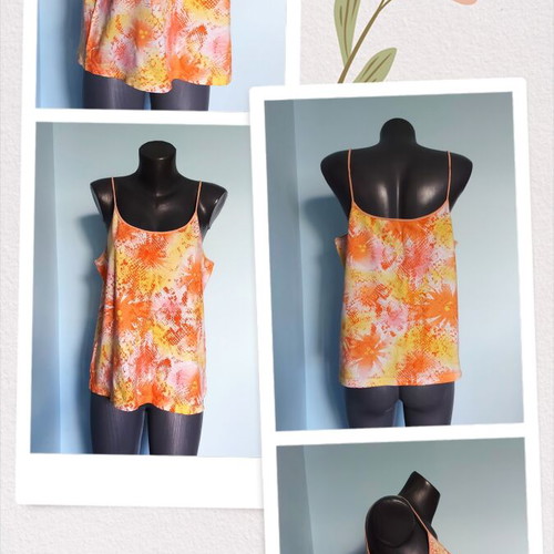 Cotton women's tank tops Bon'a Parte and H&M used, large sizes