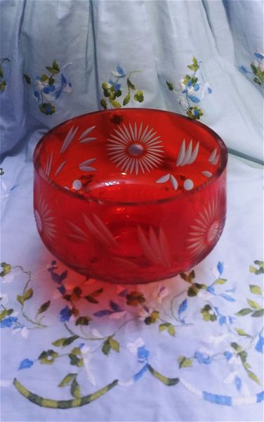  mpol/fontaniera , chromatisto kristallo red USSR Badash 40'-60'