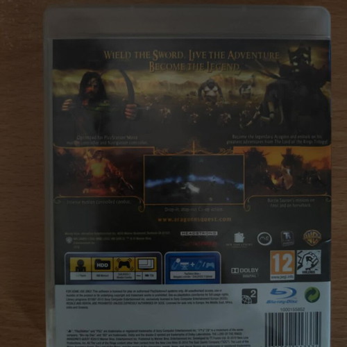 Aragorn's Quest PS3 game like new