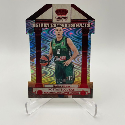 Panini Crown Royale Euroleague Kostas Sloukas Pillars of the Game Red 2023-24 like new