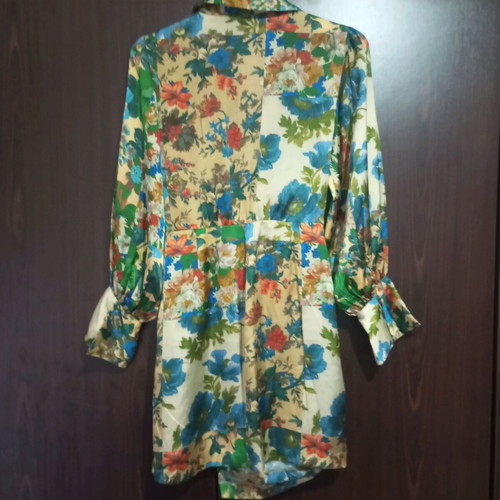 Satin dress Zara used, multicolor, size small