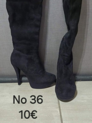 Boots like new, size 36, black and blue