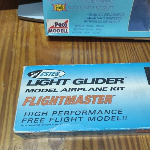 Cirrus PC‑04 Plusz and Estes Light Glider model kits new