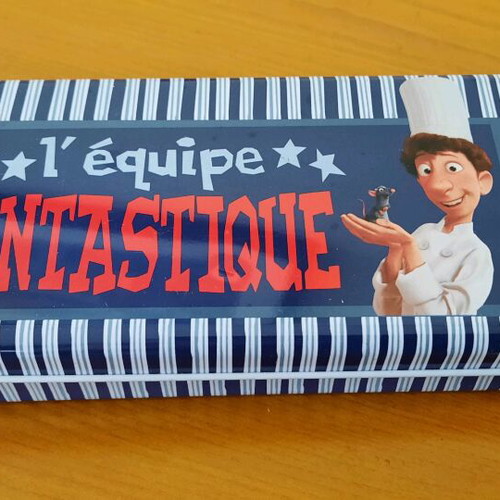 Ratatouille l'equipe fantastique collectible iron box new