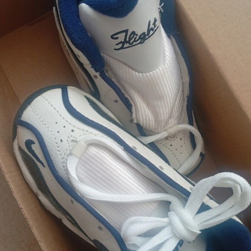 Nike Y2K shoes size 26 new, white and blue