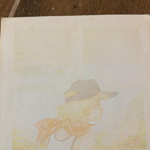 Letter Sheet like new from 1990