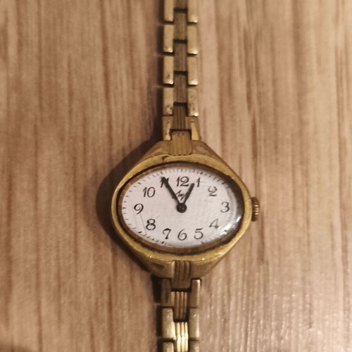 Luch Women's Mechanical Watch used, gold plated, USSR vintage