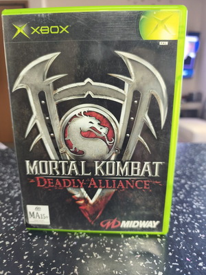 Mortal Kombat Deadly Alliance Xbox original μεταχειρισμένο παιχνίδι με manual