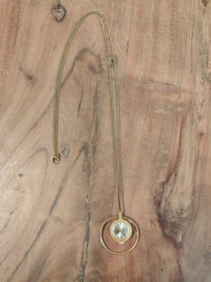 Chaika gold-plated watch necklace like new, rare