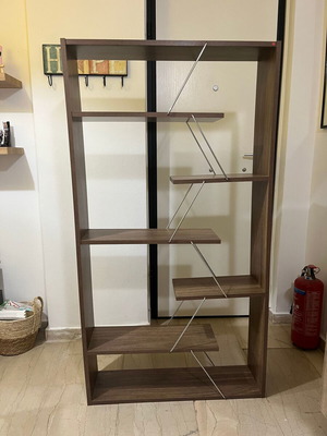 Βιβλιοθήκη σαν καινούργια, διαστάσεις 157x84x22cm