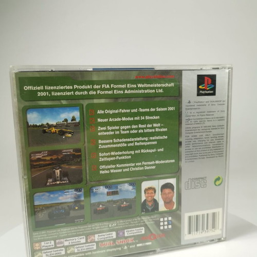 PlayStation 1 Formula One 2001 Platinum PAL used, German edition