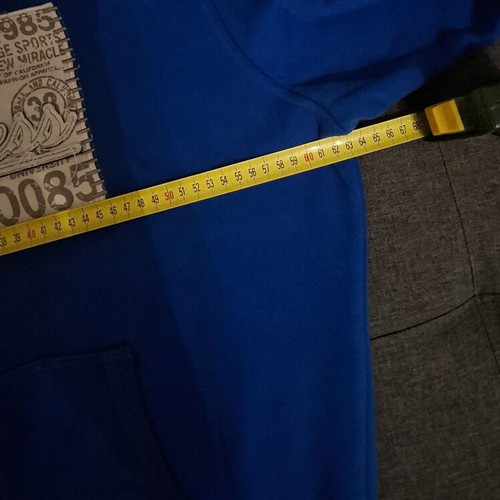 Blue hoodie sweatshirt like new, size XXL