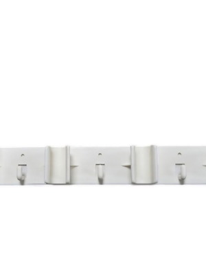 Broom holder rack with four positions new