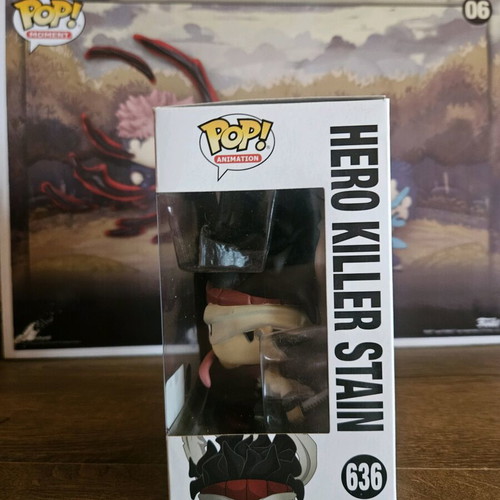 Funko Pop My Hero Academia Hero Killer Stain 636 new with protector