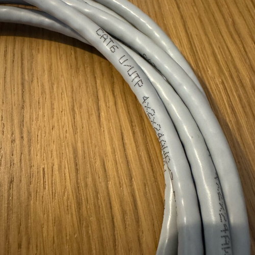 Cable set new with 3 Ethernet cables, 2 phone cables and 2 splitters