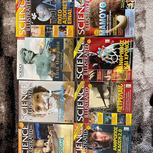 Science Illustrated magazines used, pack of 61 issues