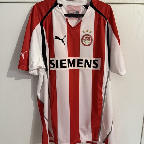 Olympiacos 2005/06 jersey XL new with velvet sponsor