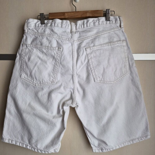 Zara men's white denim shorts like new, size M