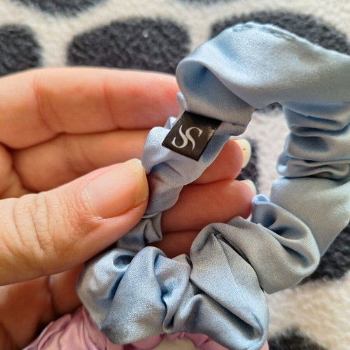 Scrunchie satin new set of 3 pastel colors