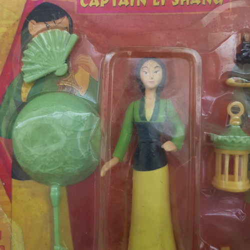 Mulan Captain Li Shang figure used, Disney 1997