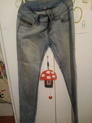 TALLY WEiJL jeans used, size XL-42 (14), blue
