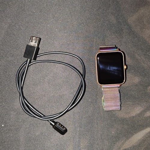 Ulefone Watch Pro smartwatch pink like new, 48 mm