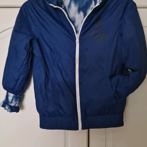 Prenatal reversible kids jacket used, blue, size 116 cm