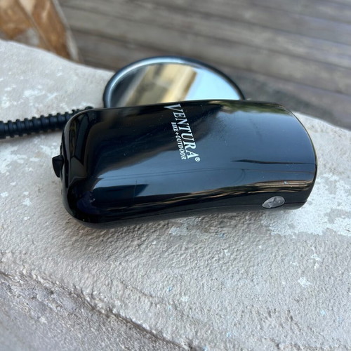 Bicycle light and mirror set