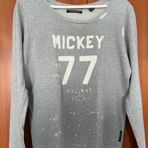 Maison Scotch women's thin sweatshirt used, gray, size M