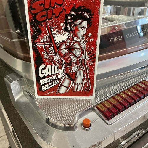 Sin City decorative plaque new, PLA material