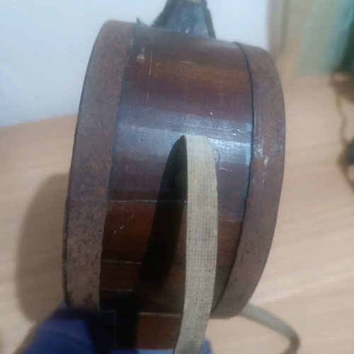 Traditional wooden Tsotra used, vintage antique 15cm