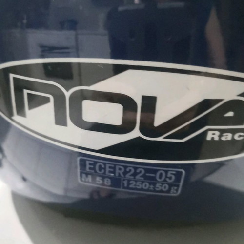 Κράνος μηχανής γυναικείο Μ Nova Racing σε πολύ καλή κατάσταση