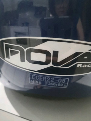 Κράνος μηχανής γυναικείο Μ Nova Racing σε πολύ καλή κατάσταση