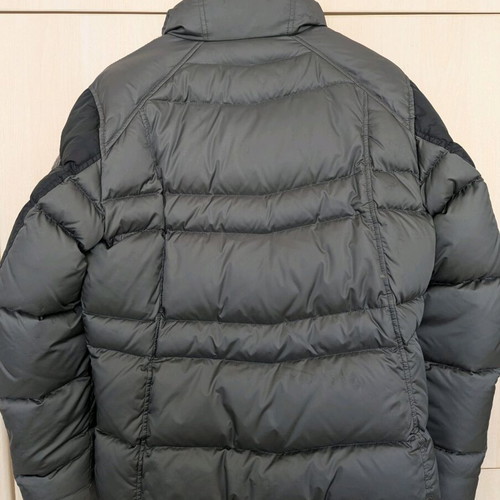 Napapijri men's jacket Medium like new, down filled, black and grey
