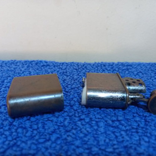 Columbus Lighter used, vintage brass finish, 1956