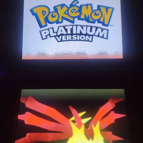 Pokémon Platinum DS used authentic cartridge with 26 shiny