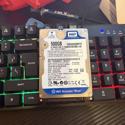 WD 500GB HDD 5400rpm