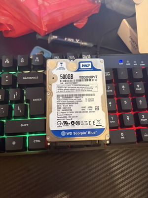 WD 500GB HDD 5400rpm
