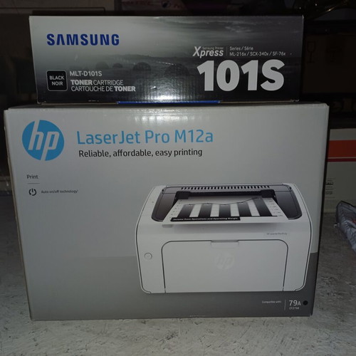HP LaserJet Pro M12a laser εκτυπωτής καινούργιος με toner