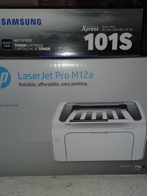 HP LaserJet Pro M12a laser εκτυπωτής καινούργιος με toner