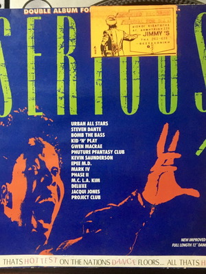 Serious 1 double vinyl LP used, electronic music compilation