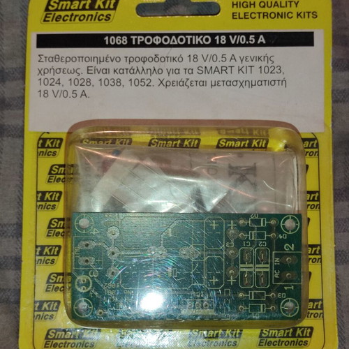 Smart Kit No.1068 stabilized power supply 18V 0.5A