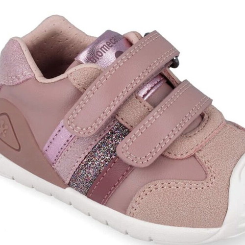 Biomecanics sneakers for girls like new, white and pink, size 23