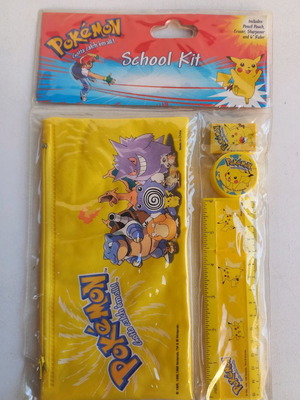 Pokemon σχολικό σετ 1999 Nintendo καινούργιο